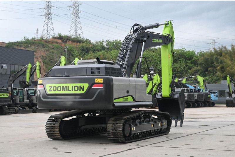 2025 Zoomlion ZE335G crawler excavator rear three-quarter view 2025 Zoomlion ZE335G crawler excavator rear three-quarter view