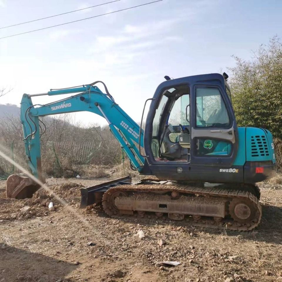 2024 Sunward SWE80E mini excavator side view