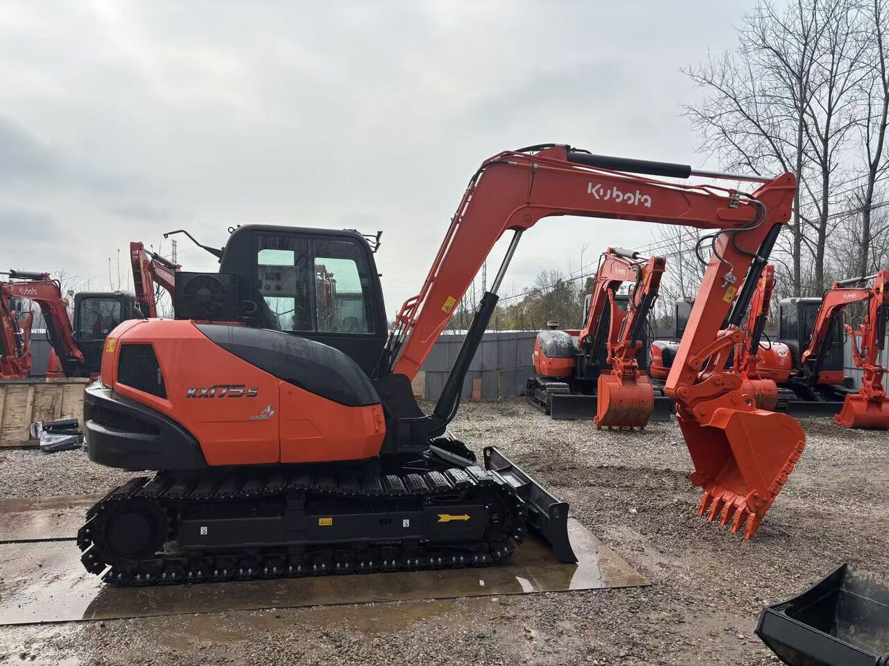 2024 Kubota KX175-5 mini excavator, side view