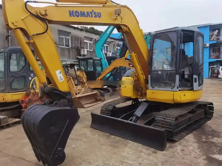 2021 Komatsu PC78US crawler excavator, front three-quarter view 2021 Komatsu PC78US crawler excavator, front three-quarter view