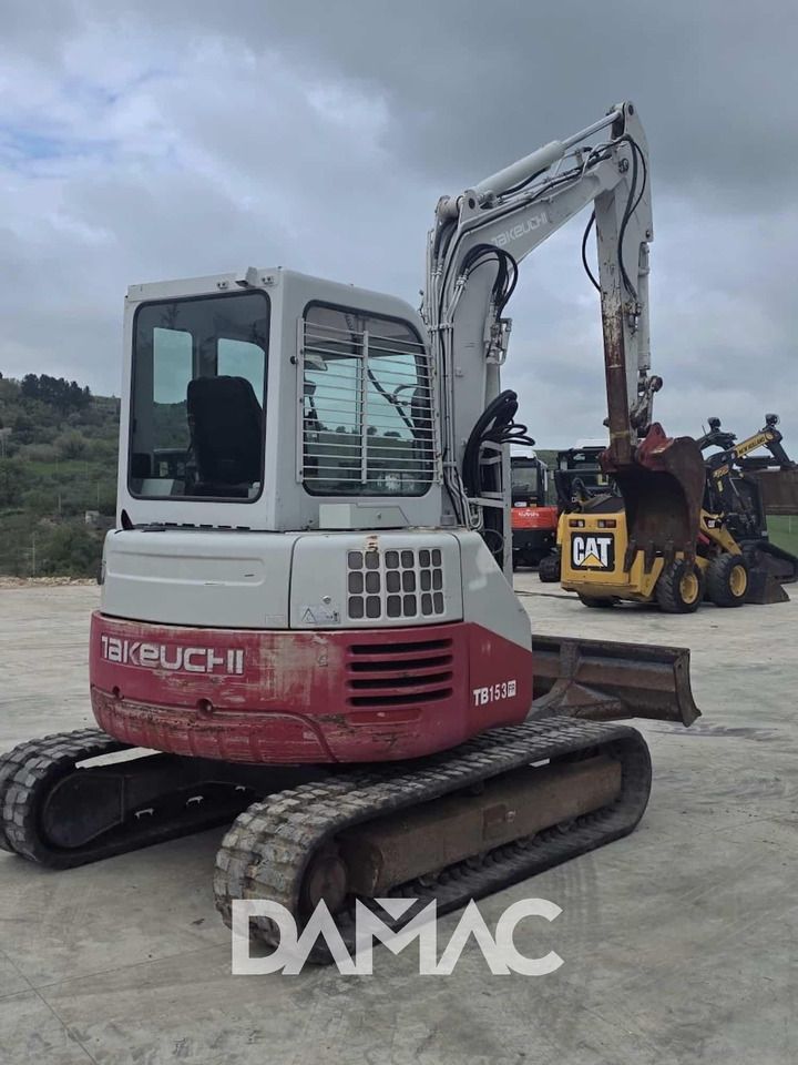 2007 Takeuchi TB153 mini excavator, rear three-quarter view 2007 Takeuchi TB153 mini excavator, rear three-quarter view