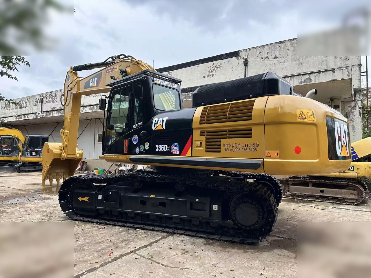 2023 Caterpillar 336D2 crawler excavator, side profile view 2023 Caterpillar 336D2 crawler excavator, side profile view