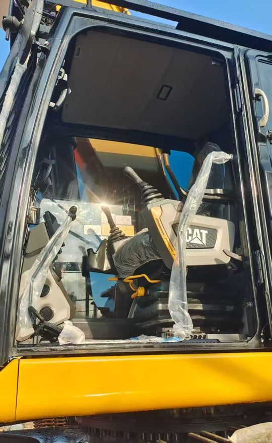 2022 Caterpillar 345GC crawler excavator cab interior view