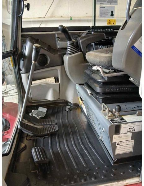 2016 Takeuchi TB260 mini excavator interior cab view 2016 Takeuchi TB260 mini excavator interior cab view