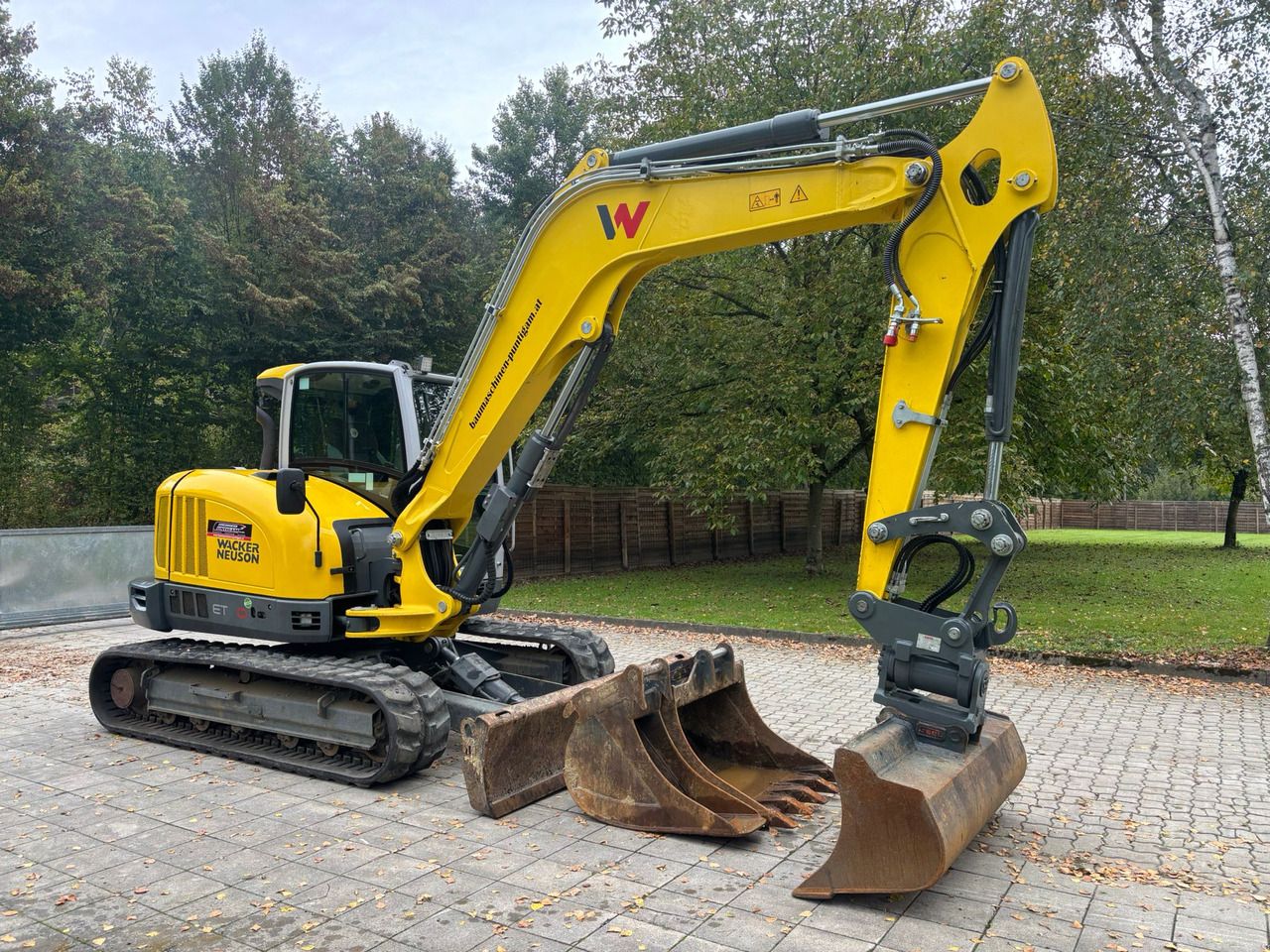 2021 Wacker Neuson ET90 mini excavator, side view 2021 Wacker Neuson ET90 mini excavator, side view