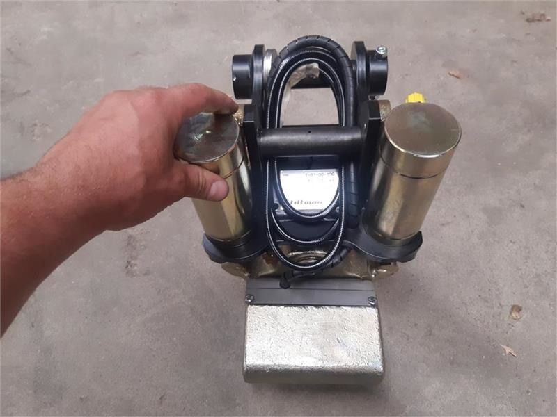Tiltman mini excavator attachment, close-up view