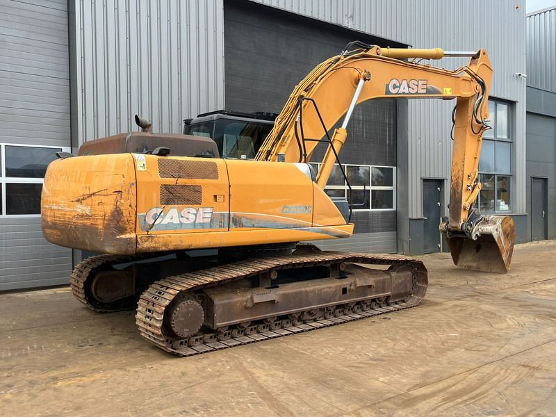 2011 CASE CX250C crawler excavator, rear three-quarter view
