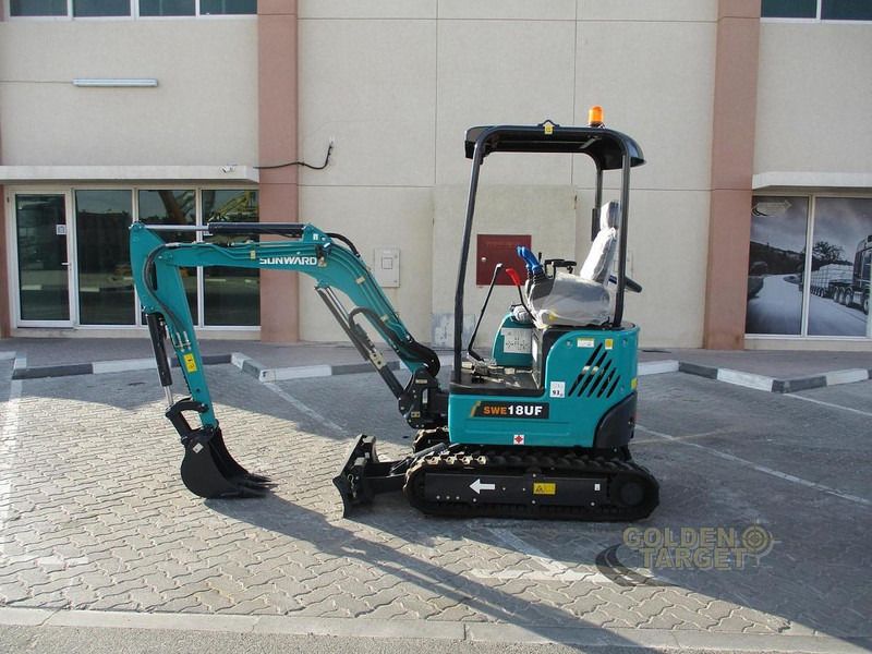 2025 Sunward SWE18UF mini excavator, side view