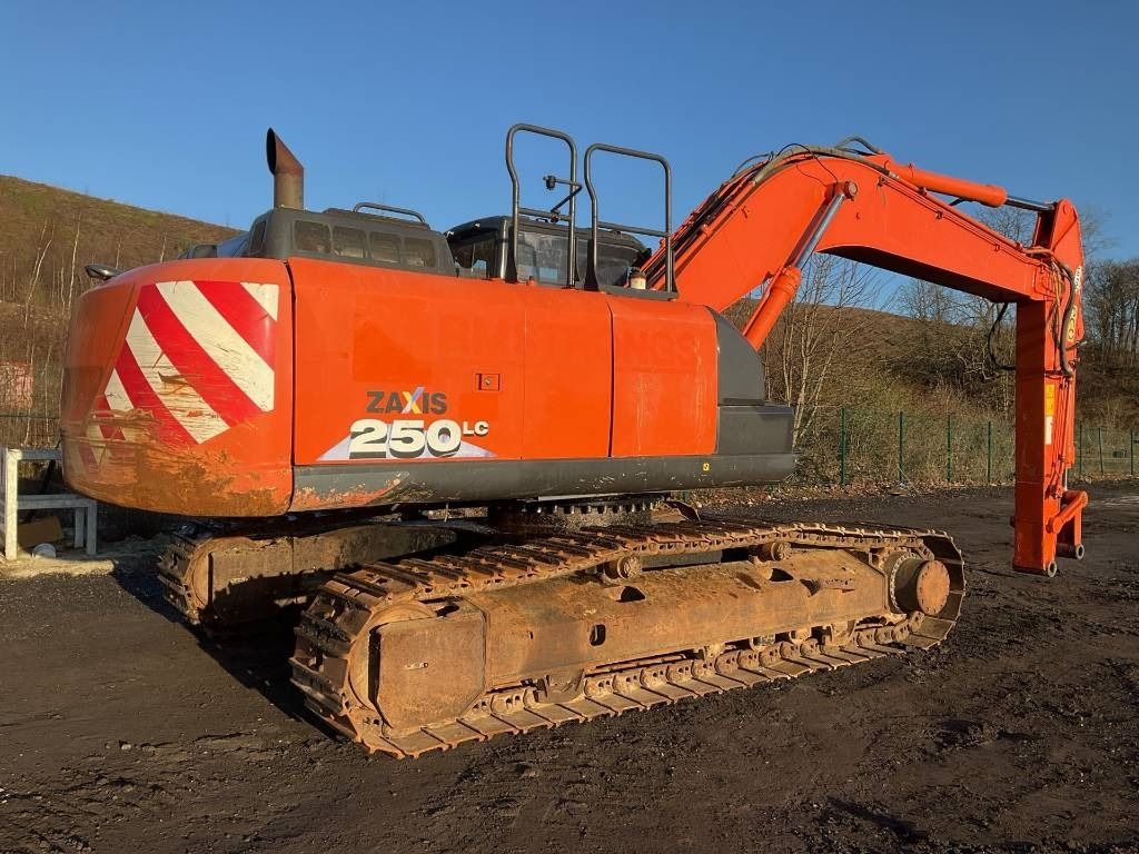 2018 Hitachi Zaxis 250LC crawler excavator, rear three-quarter view