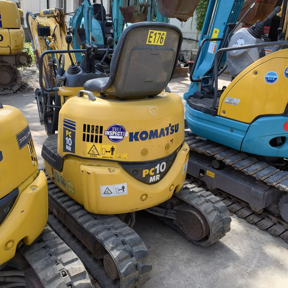 2023 Komatsu PC10MR mini excavator rear view 2023 Komatsu PC10MR mini excavator rear view