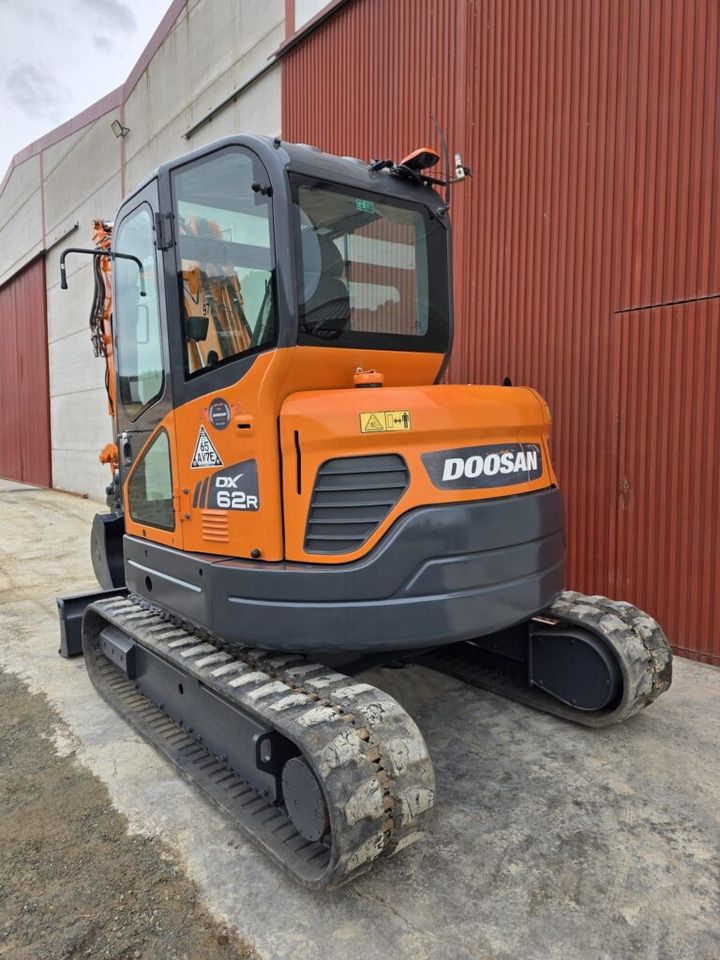 2020 Doosan DX62R-3 mini excavator, rear three-quarter view 2020 Doosan DX62R-3 mini excavator, rear three-quarter view