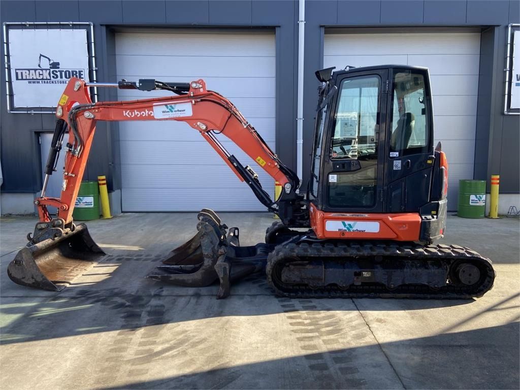 2021 Kubota U50-5 mini excavator, side view 2021 Kubota U50-5 mini excavator, side view