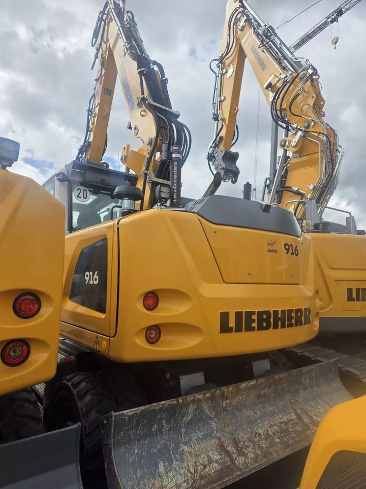 2023 Liebherr A916 wheel excavator rear view 2023 Liebherr A916 wheel excavator rear view