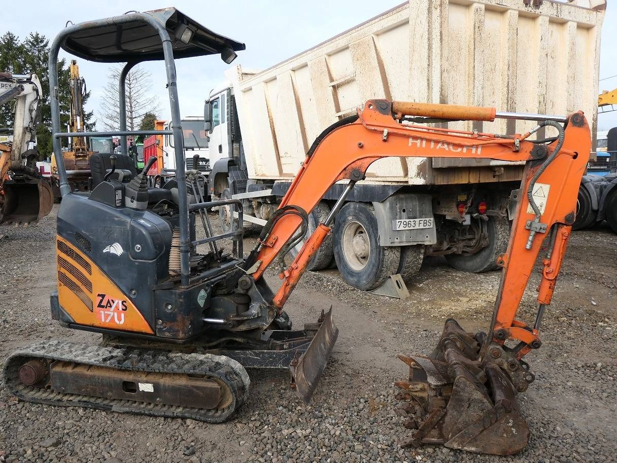 2008 Hitachi Zaxis 17U mini excavator, side view 2008 Hitachi Zaxis 17U mini excavator, side view