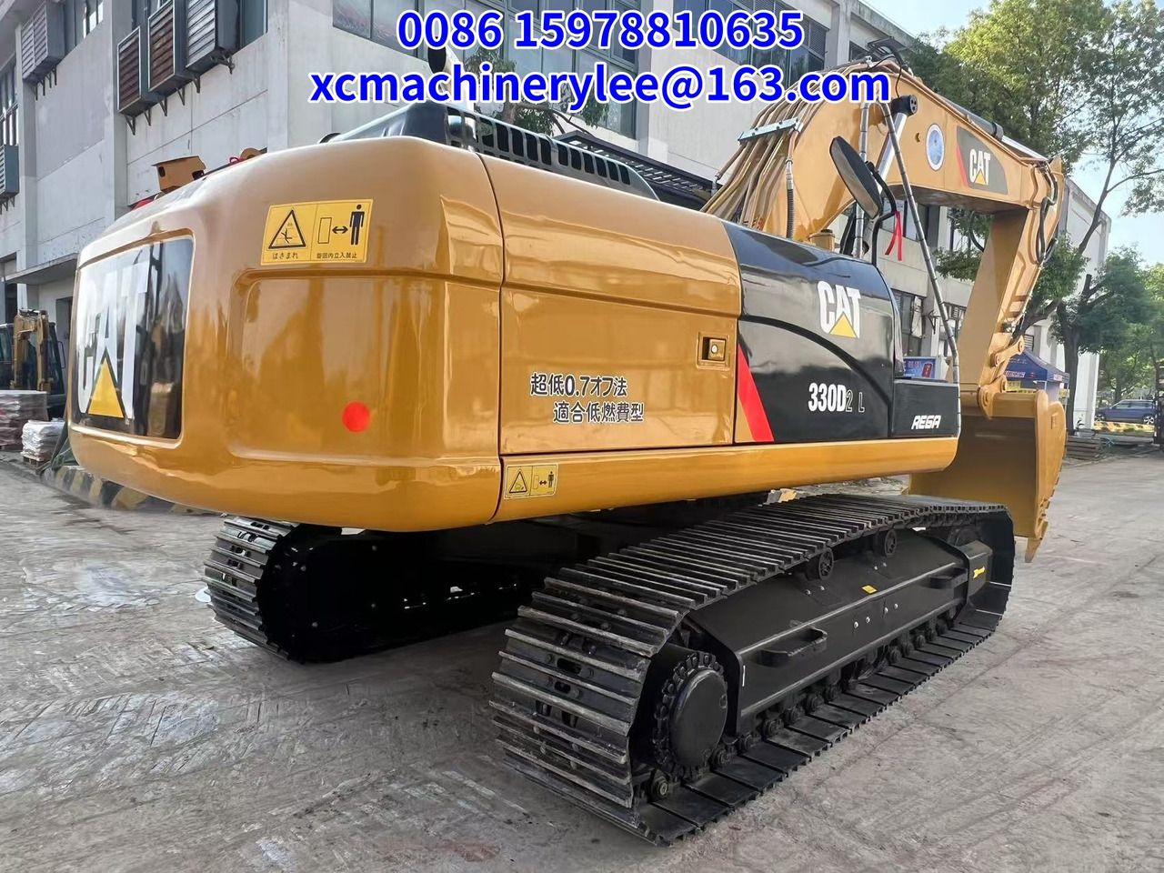 2024 Caterpillar 330D2L crawler excavator rear three-quarter view 2024 Caterpillar 330D2L crawler excavator rear three-quarter view