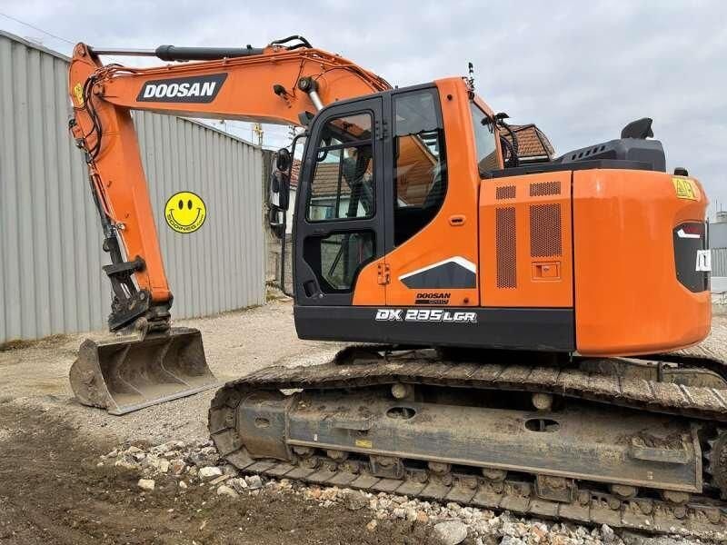 2022 Doosan DX235LCR crawler excavator side view