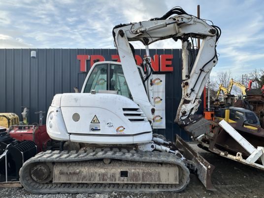 2008 Mecalac 714 MC crawler excavator, side view