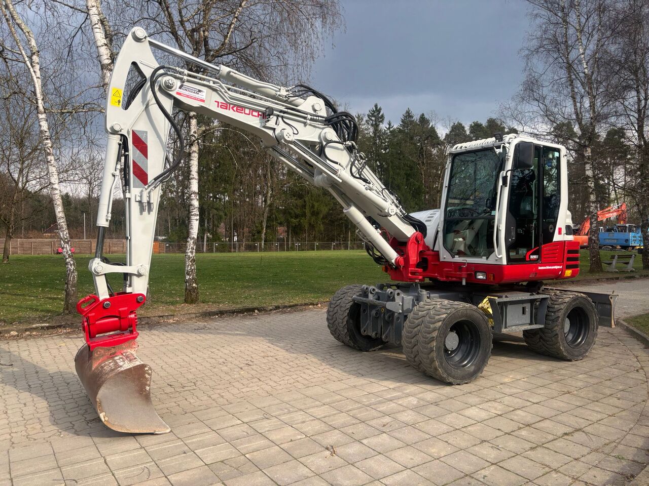 2020 Takeuchi TB295W wheel excavator side view