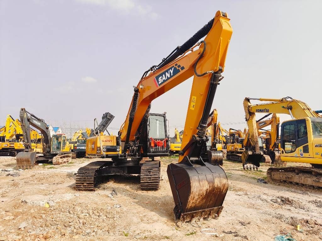 2024 Sany SY215C crawler excavator, front three-quarter view