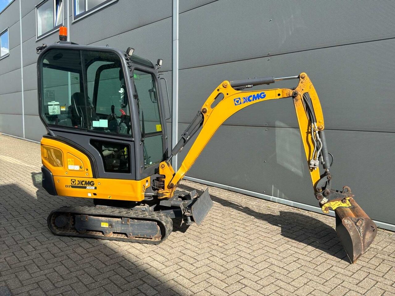 2024 XCMG XE20E mini excavator, side view
