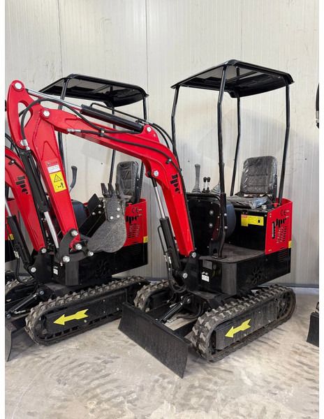 2024 JPC HT-12 mini excavator, front three-quarter view 2024 JPC HT-12 mini excavator, front three-quarter view