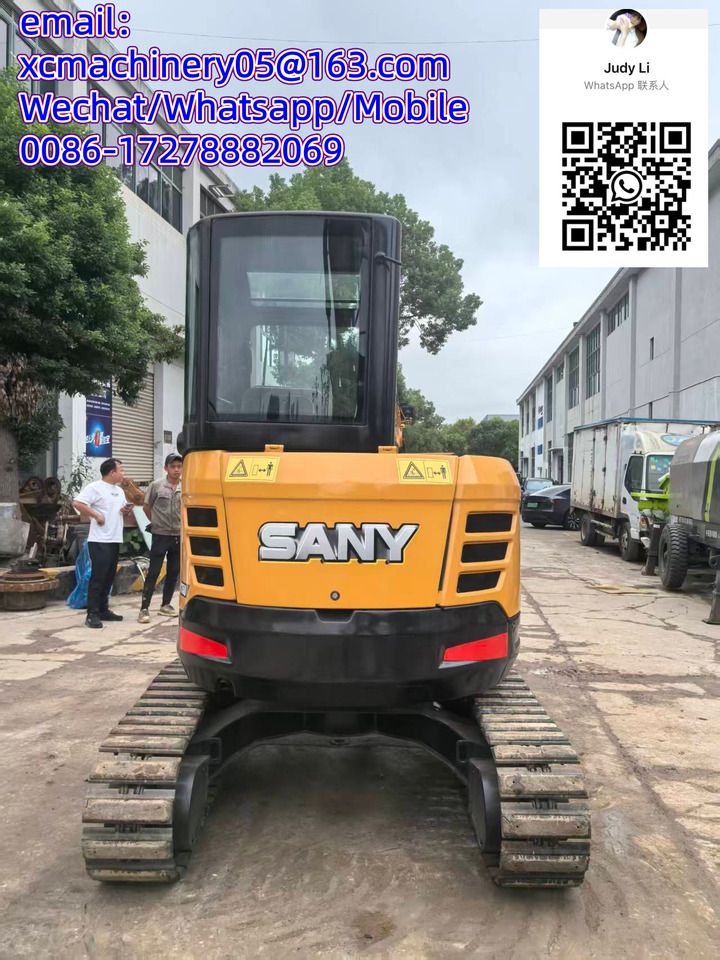 2024 Sany SY35U mini excavator rear view 2024 Sany SY35U mini excavator rear view