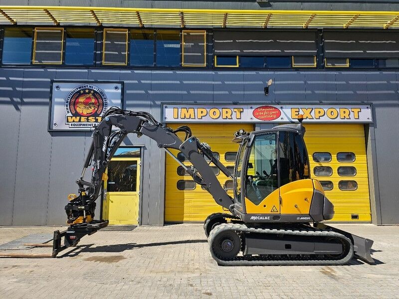 2019 Mecalac 8 MCR crawler excavator, side view