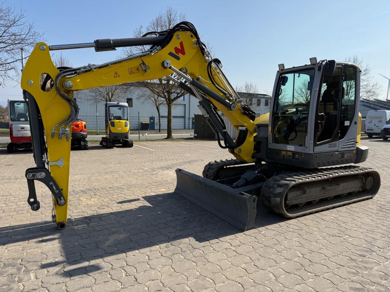 2025 Wacker Neuson ET90 EDITION B5.1 mini excavator, side view