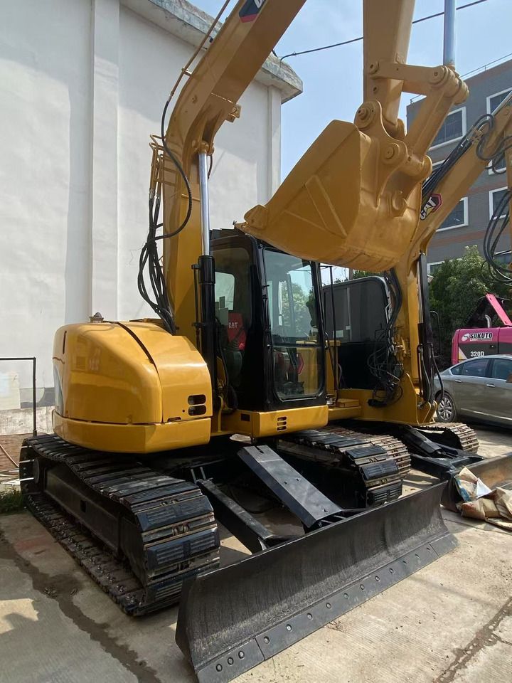 2021 Caterpillar 308C mini excavator, front three-quarter view 2021 Caterpillar 308C mini excavator, front three-quarter view