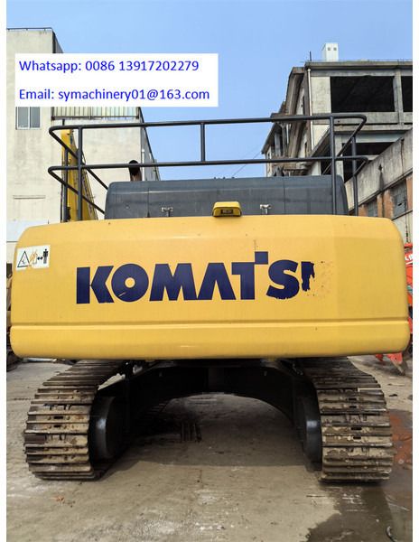 2018 Komatsu PC400-7 crawler excavator rear view