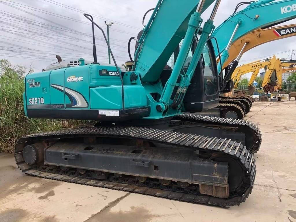 2024 Kobelco SK210 crawler excavator, side profile view