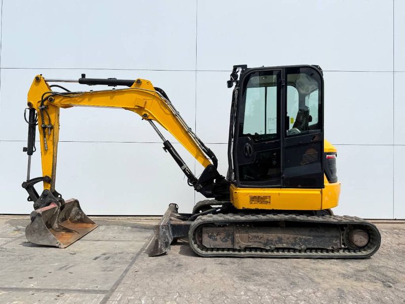 2018 JCB 48Z-1 mini excavator, side view