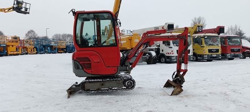 2017 Yanmar SV18 mini excavator side view