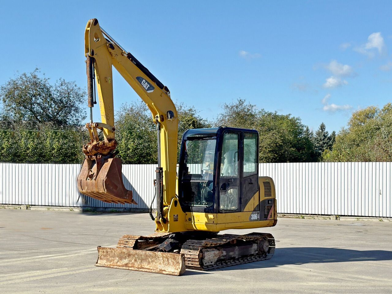 2011 Caterpillar 306 mini excavator, side view