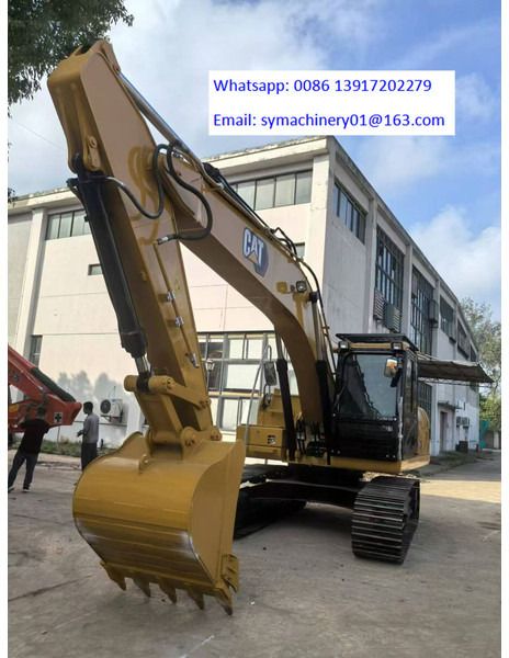 2022 Caterpillar 320GX crawler excavator, front three-quarter view