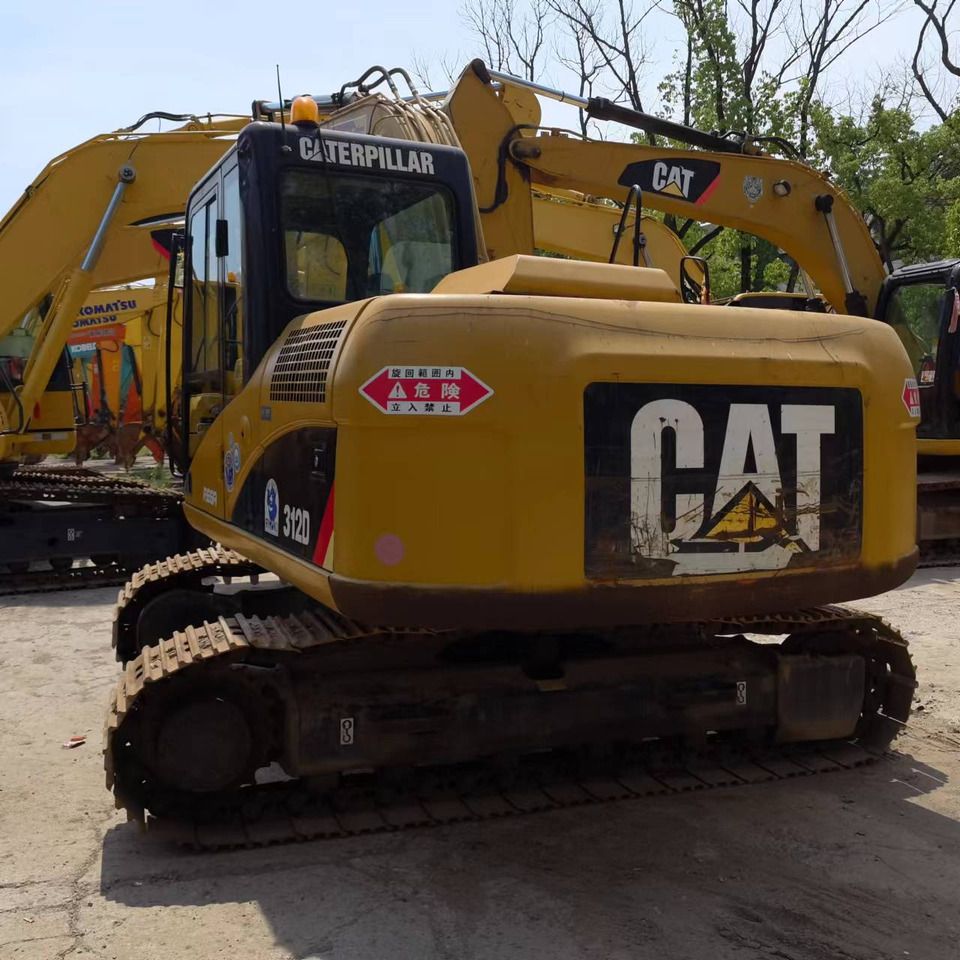2022 Caterpillar 312D excavator rear three-quarter view 2022 Caterpillar 312D excavator rear three-quarter view