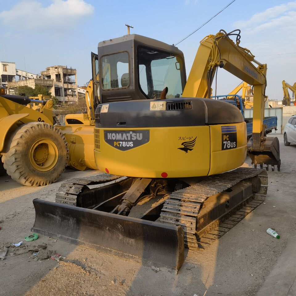 2023 Komatsu PC78US excavator, rear three-quarter view 2023 Komatsu PC78US excavator, rear three-quarter view