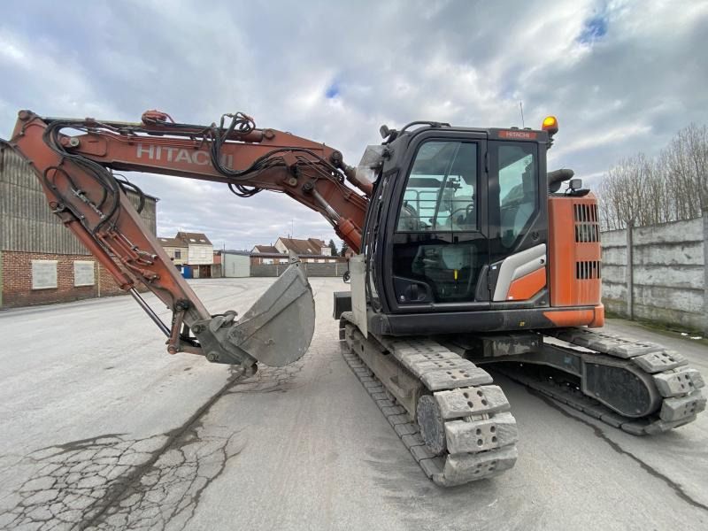 2022 Hitachi ZX135US-7 crawler excavator, side view