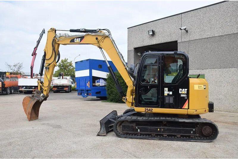 2018 Caterpillar 308E2CR mini excavator, side profile view 2018 Caterpillar 308E2CR mini excavator, side profile view