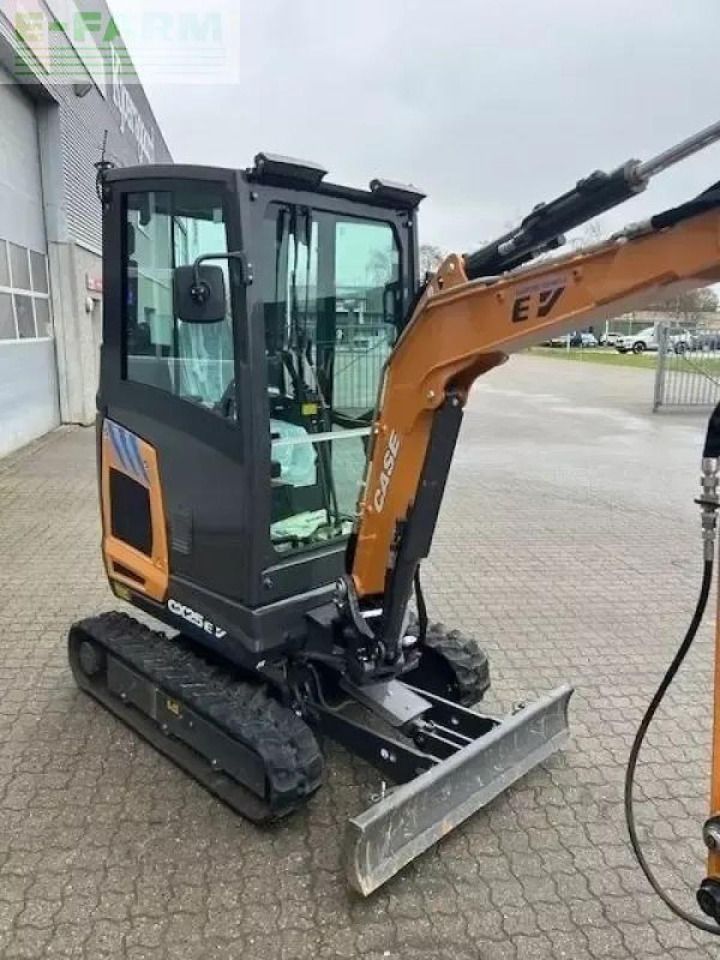 2024 CASE CX 25 EV mini excavator, side view