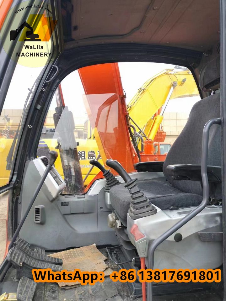 2024 Doosan DX80 mini excavator interior view 2024 Doosan DX80 mini excavator interior view
