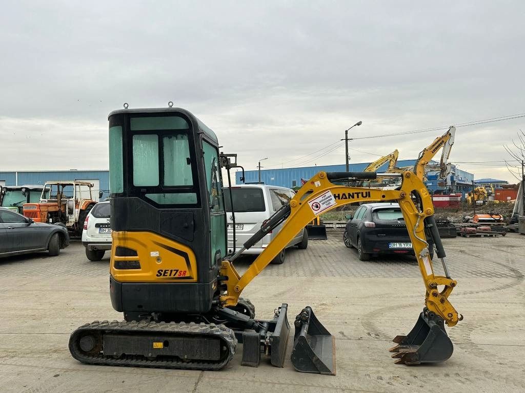 2023 Shantui SE17SR mini excavator, side profile view 2023 Shantui SE17SR mini excavator, side profile view