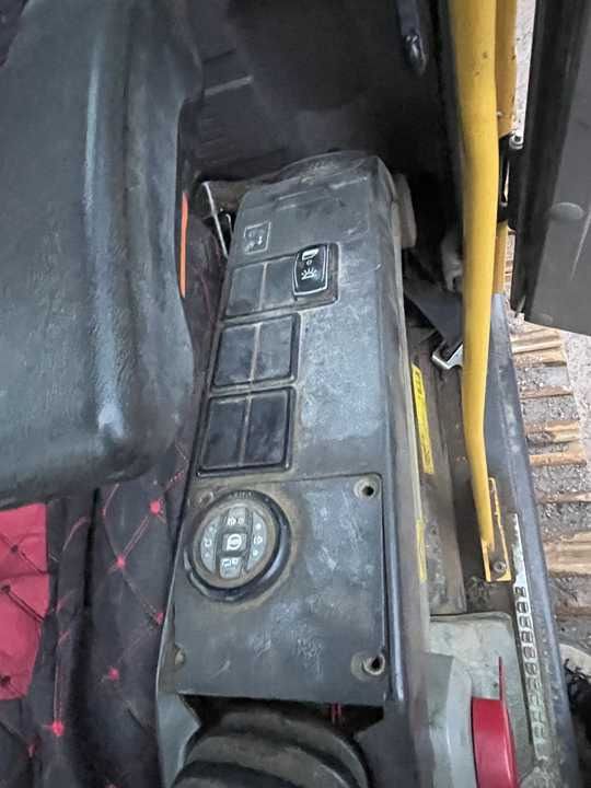 2018 Volvo EC480DL crawler excavator interior control panel view