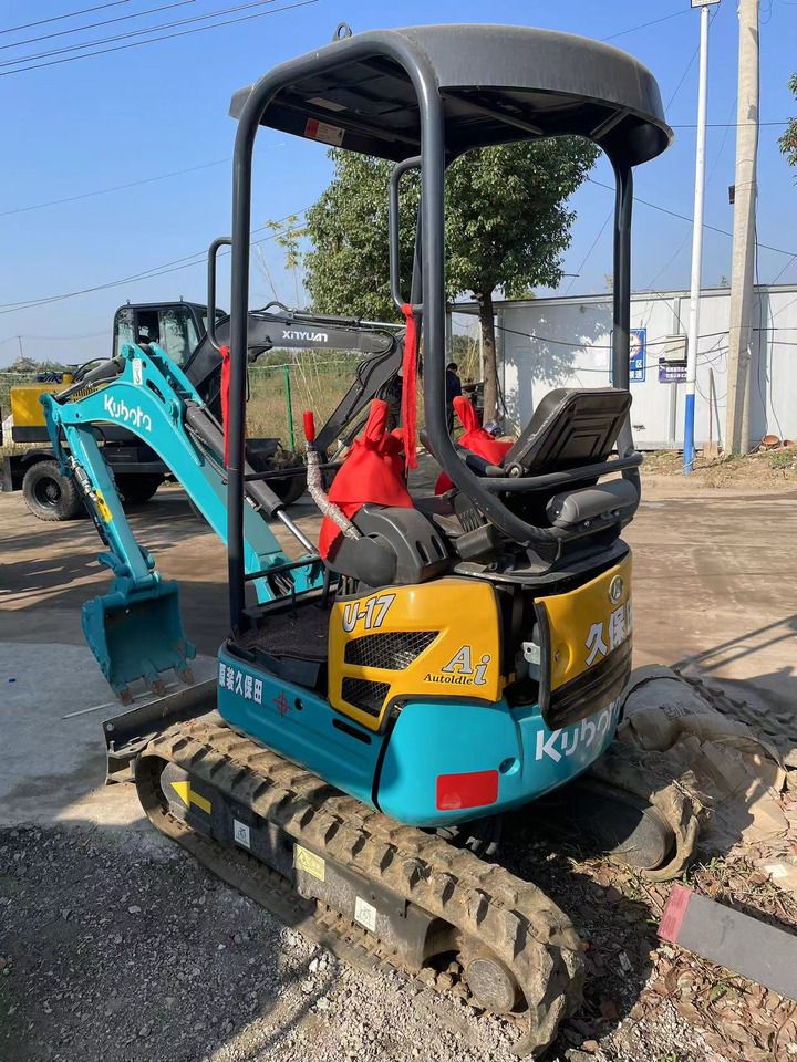 2023 Kubota U17 mini excavator, rear three-quarter view 2023 Kubota U17 mini excavator, rear three-quarter view