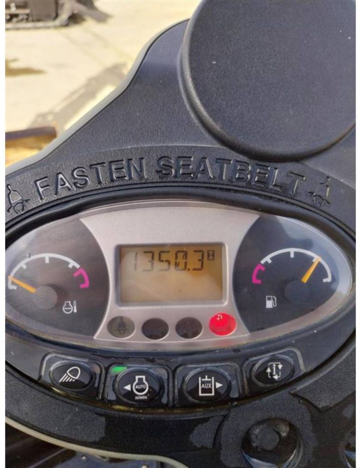 2018 Bobcat E27 crawler excavator instrument cluster view