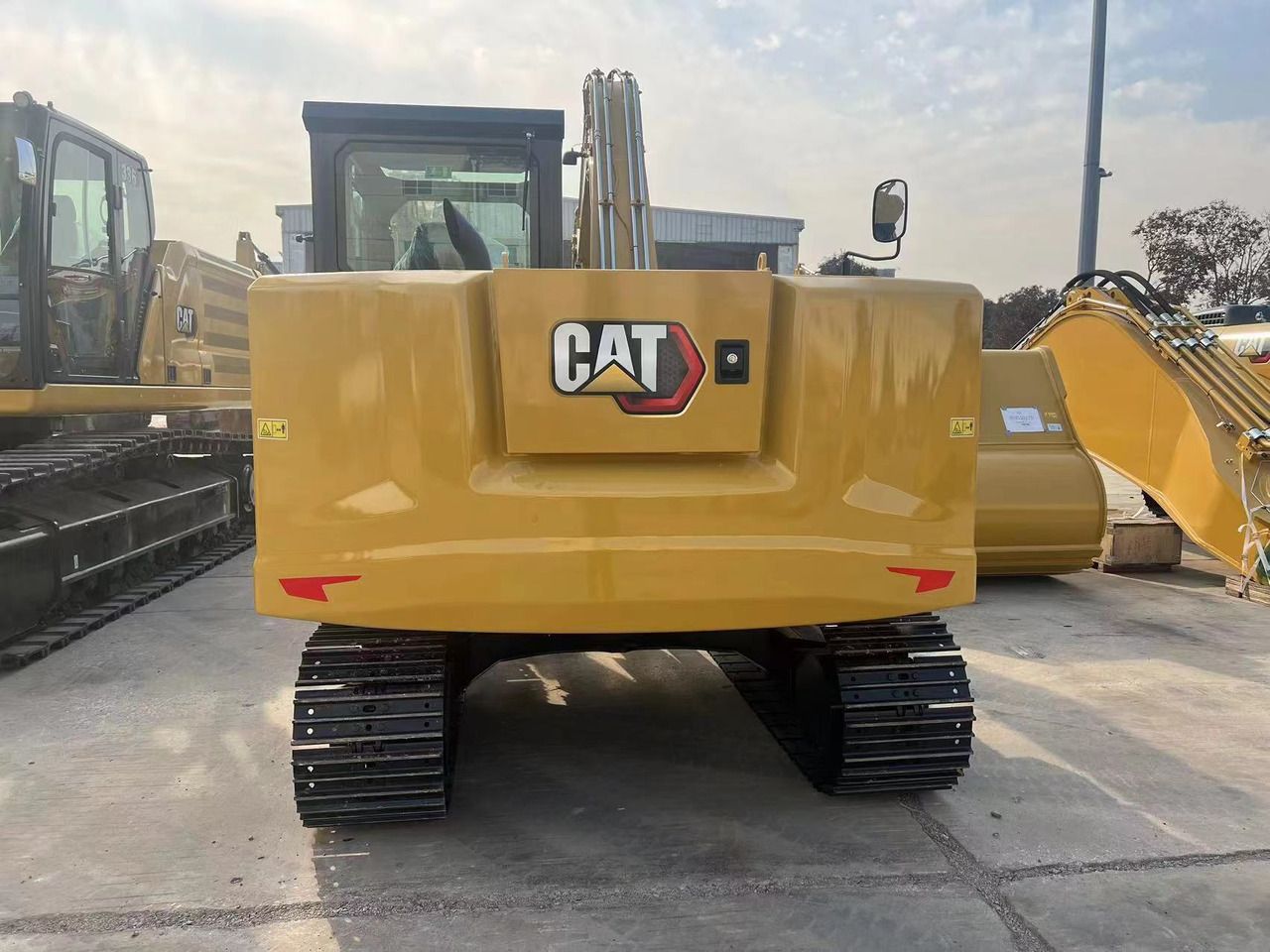 2026 Caterpillar 307 mini excavator rear view