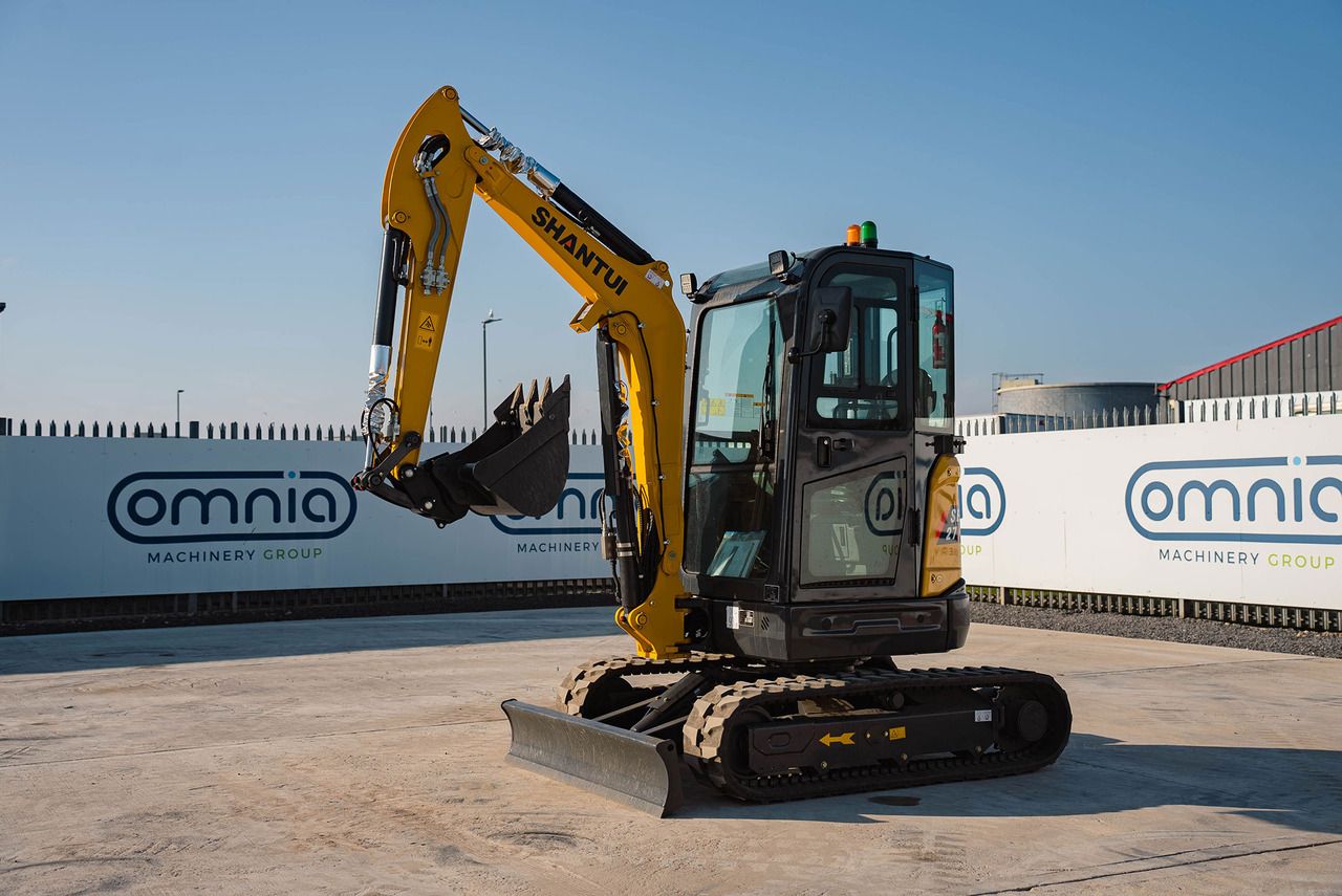 2026 Shantui SE27SR mini excavator, side view