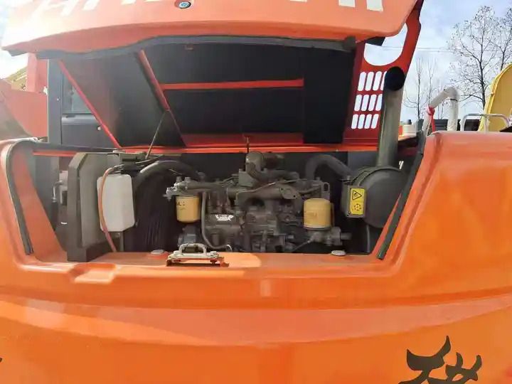 2021 Hitachi ZX70 crawler excavator engine compartment view
