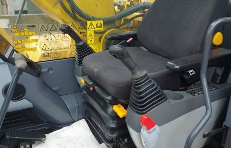 2011 Komatsu PC240LC-8 crawler excavator interior cab view 2011 Komatsu PC240LC-8 crawler excavator interior cab view