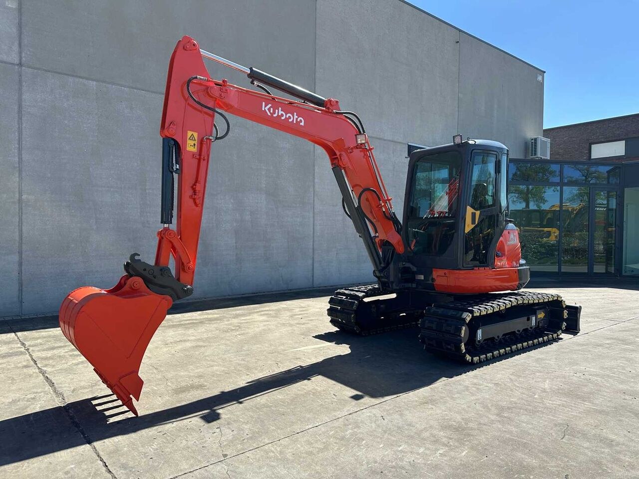 2012 Kubota KX161-3SZ mini excavator, side profile view